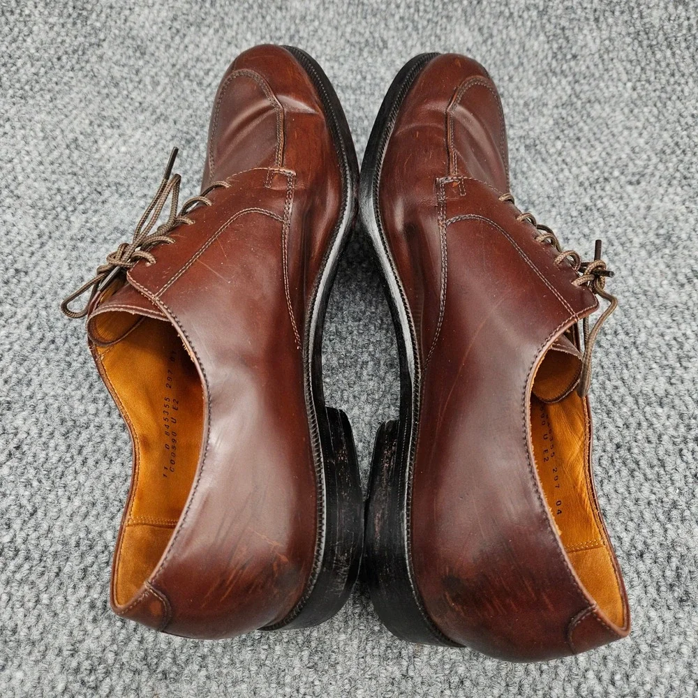Johnston & Murphy (Men's 11 D) Brown Dress Shoes Split Toe Derby Classic